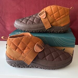 Chaco - Quilted Brown and Tan Rambler Rugged Shoes - size 13 - Caramel Coffee
